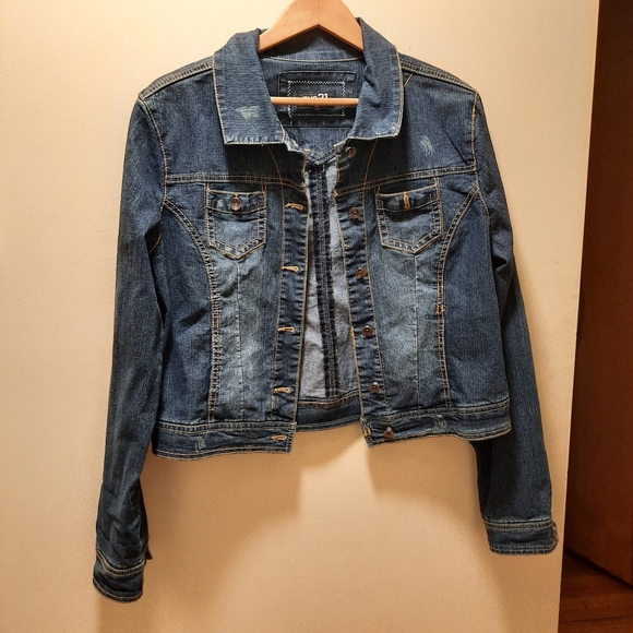 black jean jacket rue21